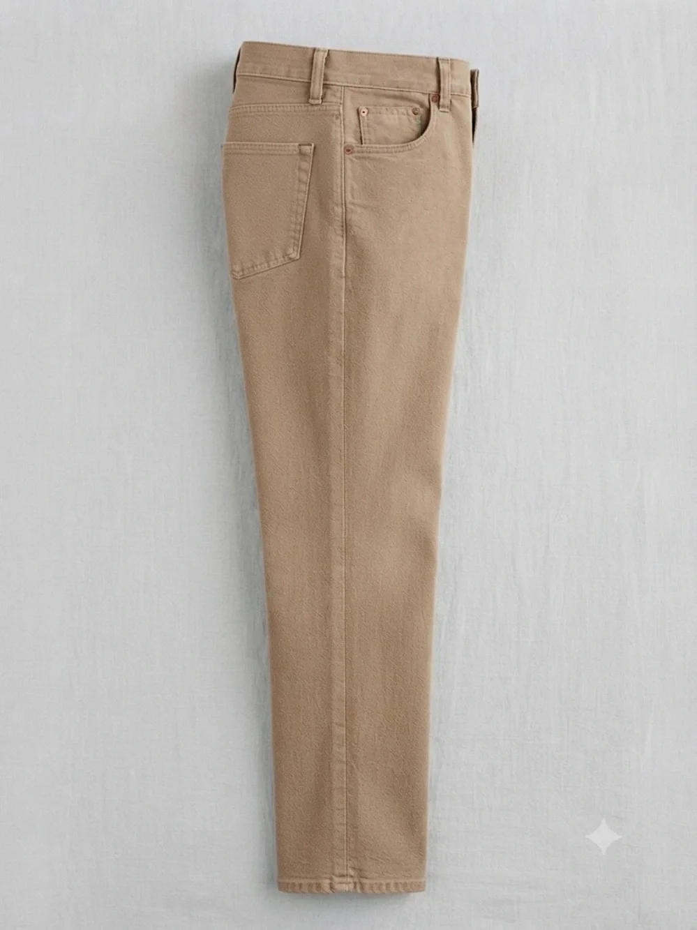J.Crew Slim straight 100% cotton denim jeans light brown/tan with button fly